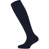 Chaussettes hautes YM à torsades – Jean foncé chiné – 27-30