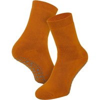 Chaussettes enfant en coton antidérapant – Caramel – 27-30