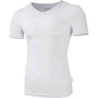 T-shirt homme Bamboo à col V – Blanc – L