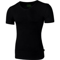 T-shirt homme Bamboo à col en V – Noir – XXXL