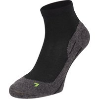 Chaussettes de randonnée mi-hautes en bambou – Noires – Pointures 39 à 42