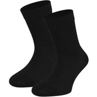 Chaussettes enfant en coton – Noires – Pointures 31 à 34