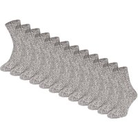 Chaussettes en laine de chèvre, 12 paires – 35-38