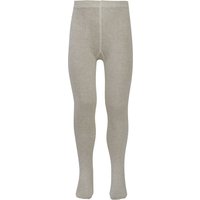 Collants en coton pour enfants – Beige chiné – 110-116