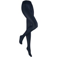 Collants opaques confortables 40 deniers – Bleu marine – XL
