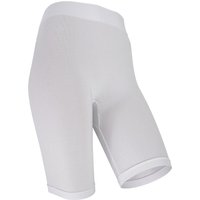 Short legging sans coutures, taille confortable – Blanc – XXL