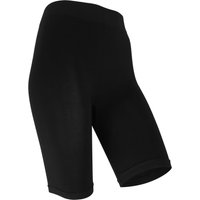 Legging court sans coutures, taille confortable – Noir – XXXL