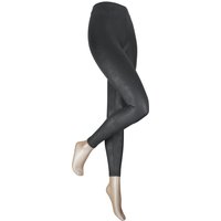 Leggings effet cuir craquelé – Noir – L-XL