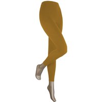 Leggings longs pour femme en coton – Ocre – Taille S-M