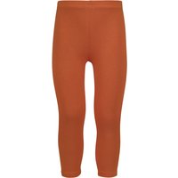 Leggings longs pour enfants en coton – Brique – 116-122