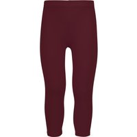 Leggings longs pour enfants en coton – Bordeaux – 128-134