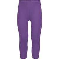 Leggings longs pour enfants en coton – Violet – 92-98