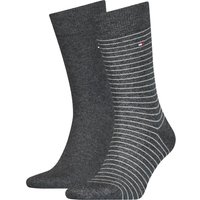 Chaussettes homme à rayures et unies - Anthracite - 43-46