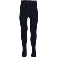 Collants en coton pour enfants - Bleu marine - 122-128