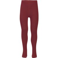 Collants en coton pour enfants – Rouge bordeaux – 98-104