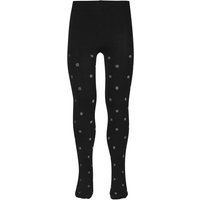 Collants pour enfants à pois – Noirs – 116-128