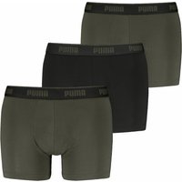 Lot de 3 boxers basiques pour homme – Vert forêt – Taille L