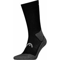 Chaussettes de sport unisexes pour la randonnée, lot de 1 – Noires – Pointures 39 à 42