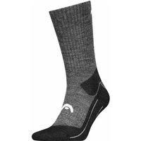 Chaussettes de sport unisexes pour la randonnée, lot de 1 – Gris – 39-42
