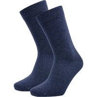 Unisex basic katoenen sokken - Jeans - 43-46