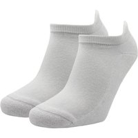 Heren basics sneakersokken met lipje - White - 40-46 - 3 paar