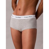 Shorty en coton et modal - Gris chiné - L
