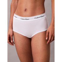 Shorty en coton et modal - Blanc - XL