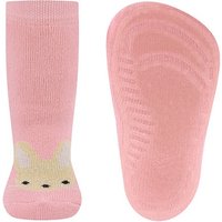 Chaussettes antidérapantes pour enfants avec lapin - Rose sauvage de l'enfer - 19-20
