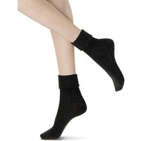 Chaussettes femme Hilda - Noir chiné - 39-42