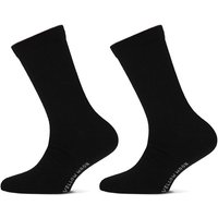Chaussettes à paillettes pour filles, lot de 2 paires - Noires - Pointures 39 à 42