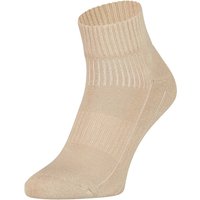 Chaussettes de sport courtes en coton, lot de 3 paires – Beige – 47-50