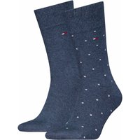 Chaussettes Tommy Hilfiger pour homme à pois, lot de 2 - Jeans - Pointures 39 à 42