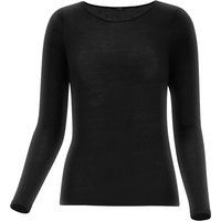 Perfect Line Cachemire - T-shirt manches longues - L - Noir