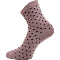 Chaussettes hautes à paillettes pour femme, à pois - Douces et confortables - Taille unique