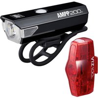 Ribble Cycles Cateye AMPP 200 / VIZ 100 Bike Light Set