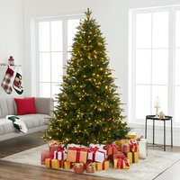 Naomi Home Pre-lit Christmas Tree - Traditional Artificial Christmas Tree 7.5 ft