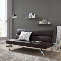 Naomi Home Zoe Convertible Folding Futon Sofa Bed Espresso