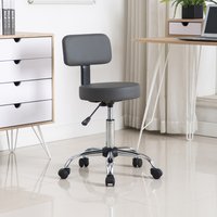Naomi Home Mara Adjustable Height Drafting Stool Gray
