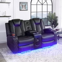 Chicago Combo by Naomi Home Black,Premium Sofa & Loveseat