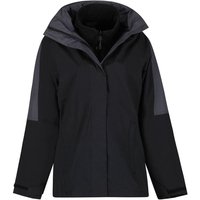 Regatta Defender III Women’s Black/Seal Grey 3-in-1 Waterproof Jacket 18