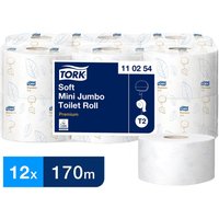 Tork Premium T2 White Soft Mini Jumbo Toilet Roll 170m (Case of 12)