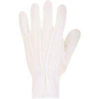 Arco White Cotton PVC-Microdot Gloves Large Pack of 12 ARC12351