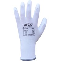 Arco Grip Light White PU-Coated Work Gloves (Pack of 12 Pairs) 6