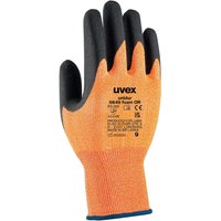 uvex Unidur Orange HPPE Work Gloves, Size 8, Nitrile Foam Coating
