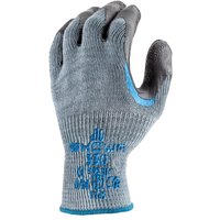 Showa 330 Re-Grip Grey Polyester Cotton Fibre Work Gloves, Size 8, Latex Coating