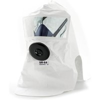Sundstrom H09-0301 White Tyvek, Polyethylene Terephthalate Protective Hood, Resistant to Dust Resistant