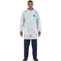 Ansell AlphaTec 2000 Standard Model 209 White Lab Coat L ARC00178