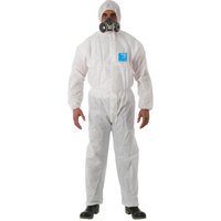 Ansell AlphaTec 1500 PLUS Model 111 White Chemical Coverall M