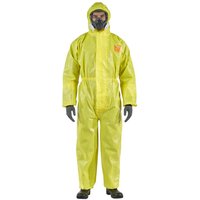 Ansell AlphaTec 3000 Model 111 Yellow Chemical Coverall L ARC00301