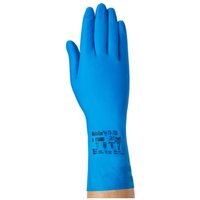 Ansell AlphaTec 79-700 Blue Nitrile Work Gloves, Size 8, Nitrile Coating